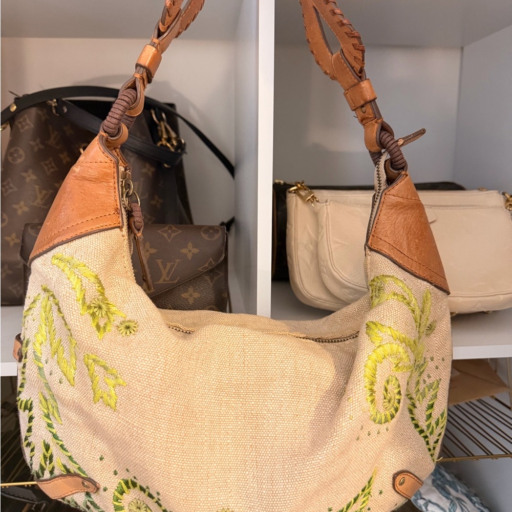 Vintage Cole Haan Embroidered Bag